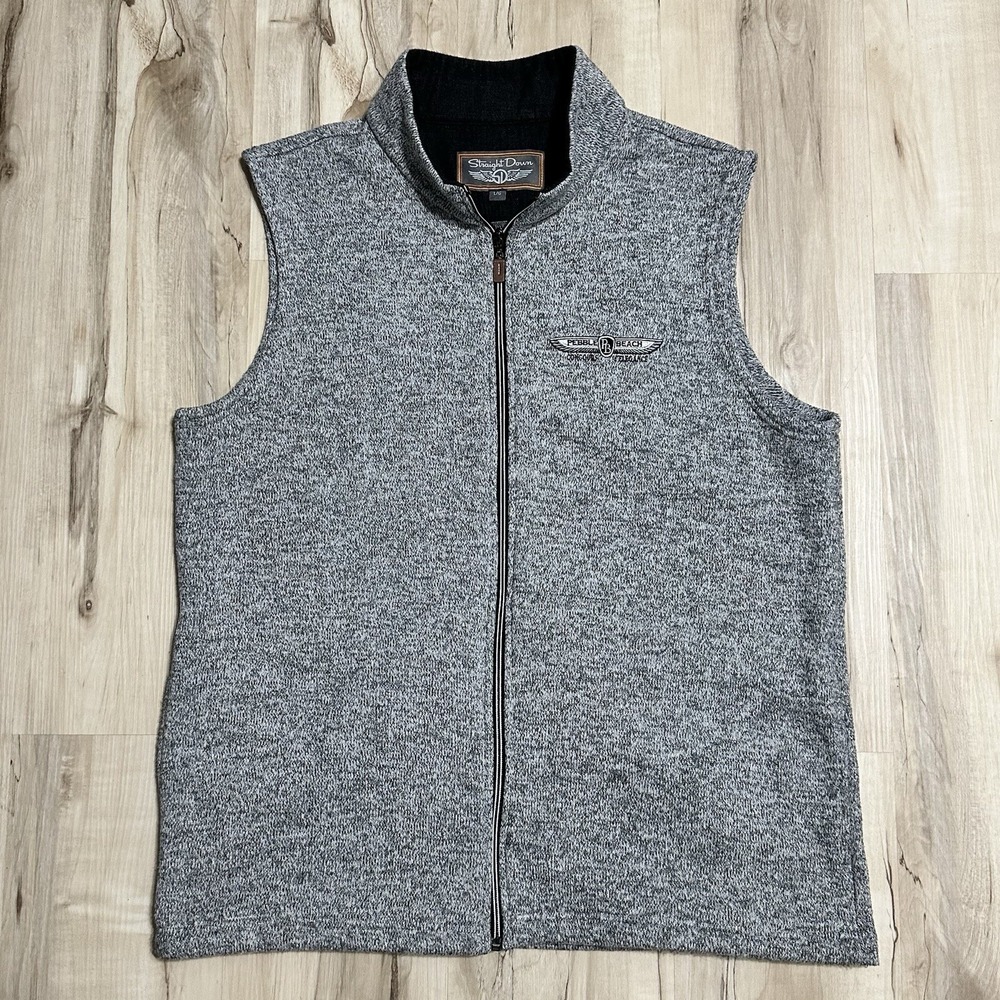 Pebble Beach Concours d'Elegance Straight Down Vest Size Large Fast Shipping